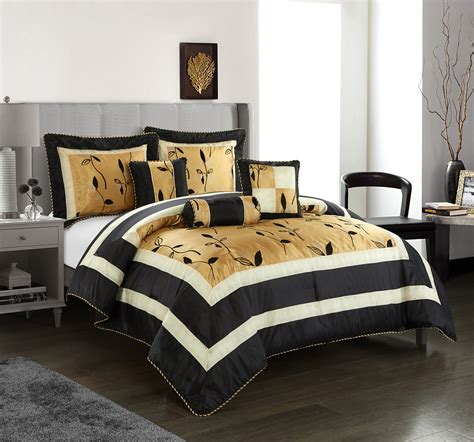 luxury black and gold bedding